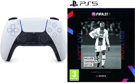 Offerta PS5: bundle Controller DualSense + Fifa 21 Next Level Edition