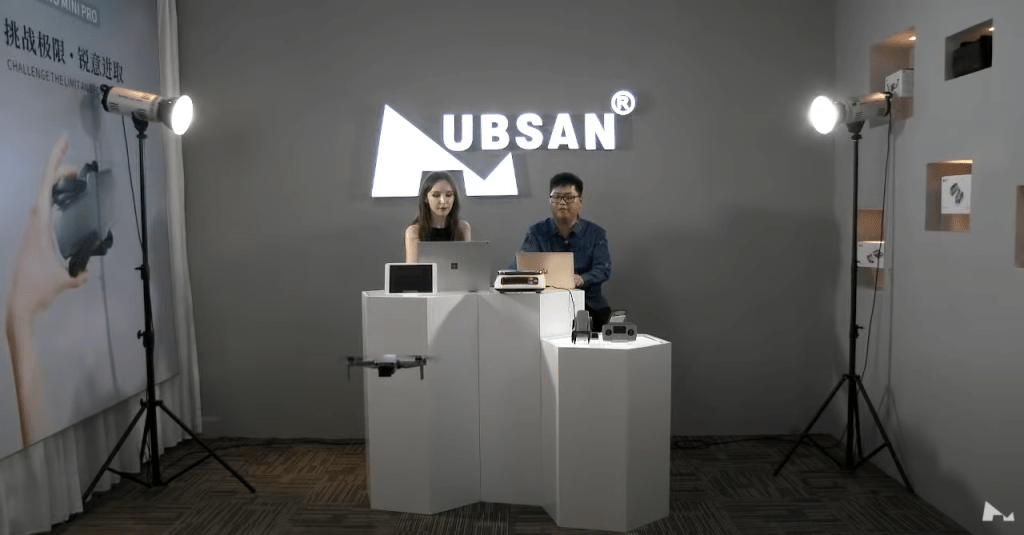 Il "curatissimo" setup della diretta streaming