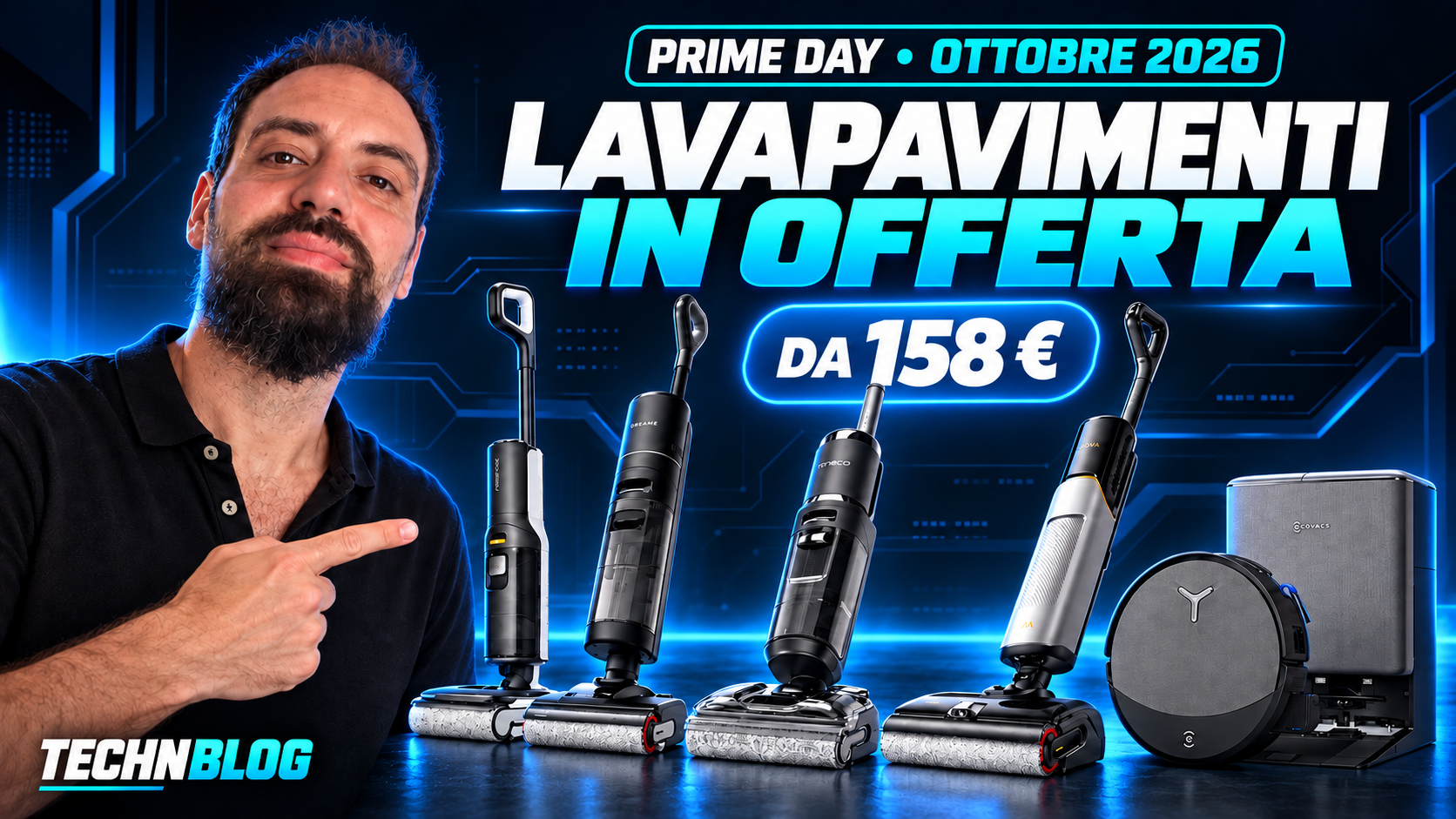 Lavapavimenti in offerta per i Prime Days di ottobre 2026: 5 modelli da confrontare prima di comprare